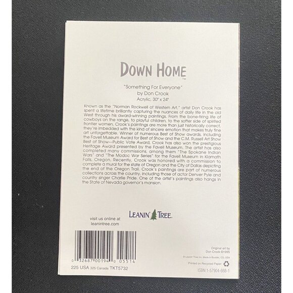 Combo Leanin' Tree Greeting Card/Magnet Horse Cats Child Country Don Crook© VTG - Picture 6 of 11